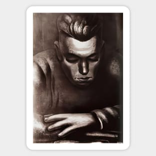 hart crane 1931 - David Alfaro Siqueiros Sticker